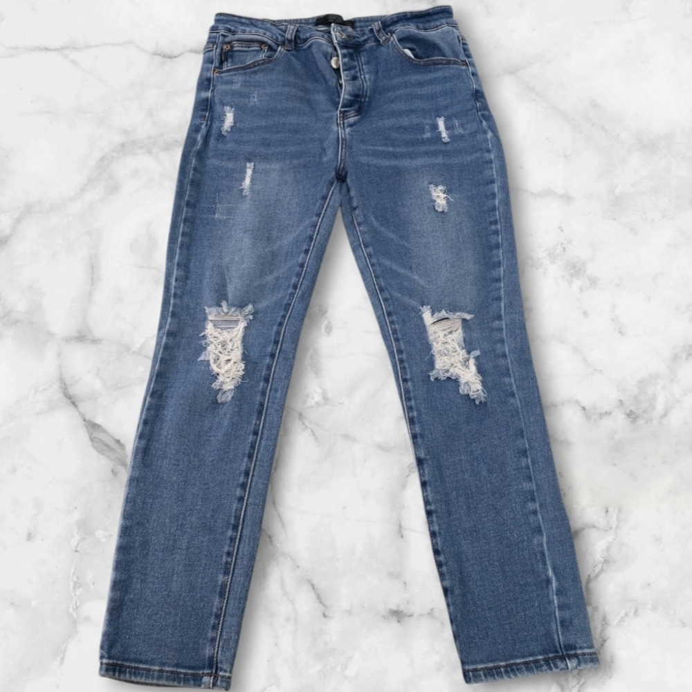Monkey Ride Classic Blue Boot Cut Women's Jeans